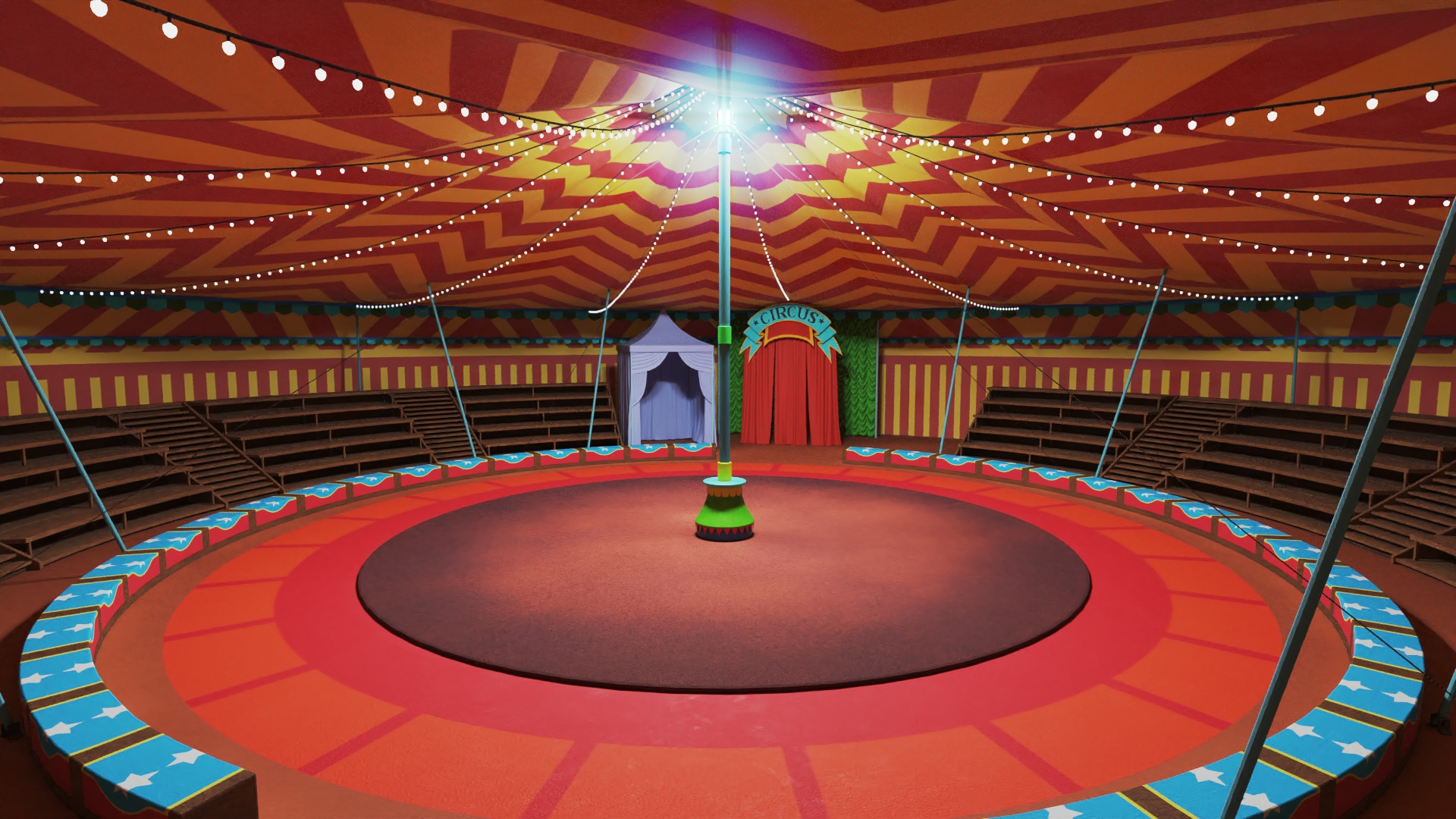 3D model Circus Tent Interior