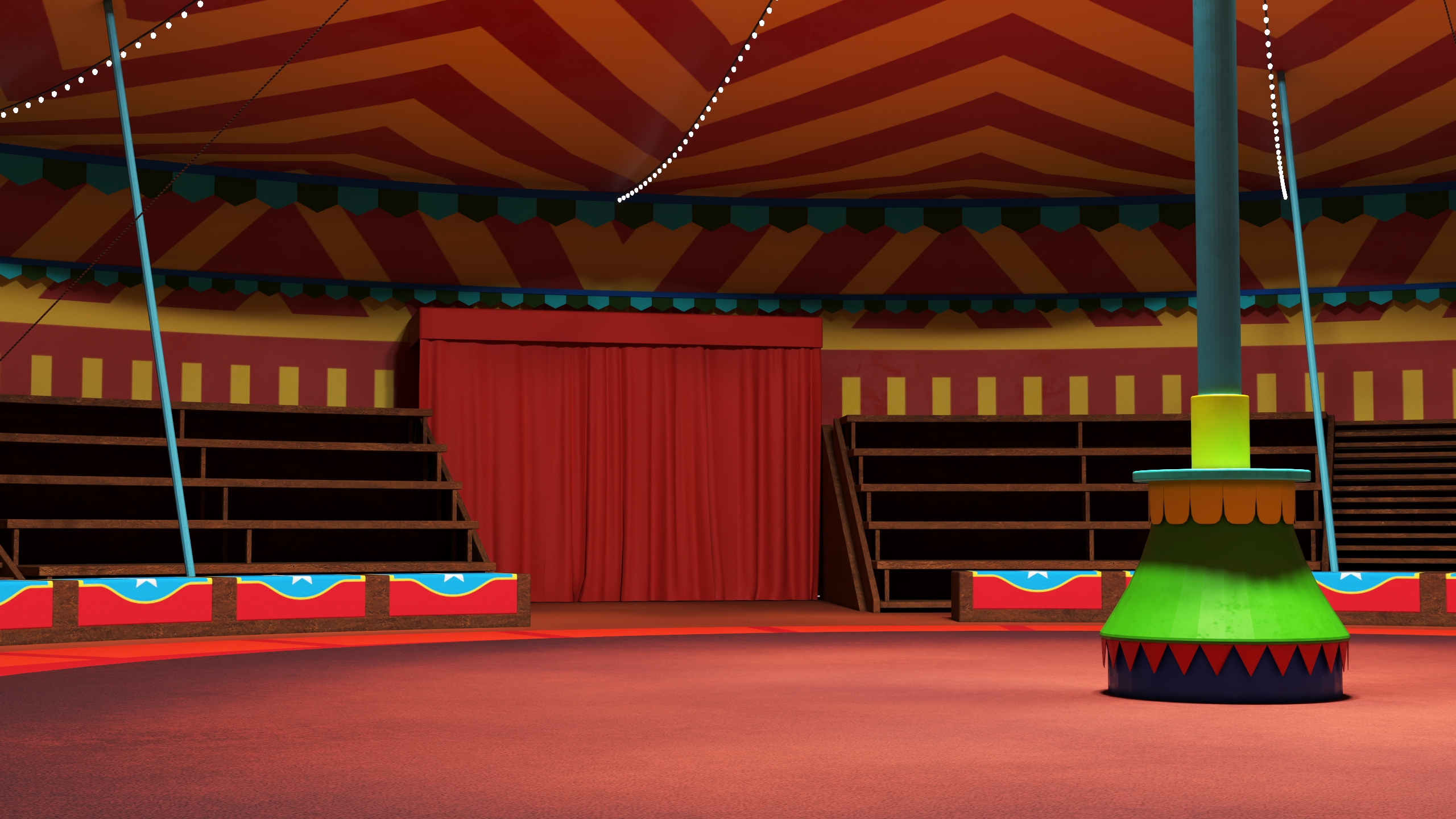 3D model Circus Tent Interior