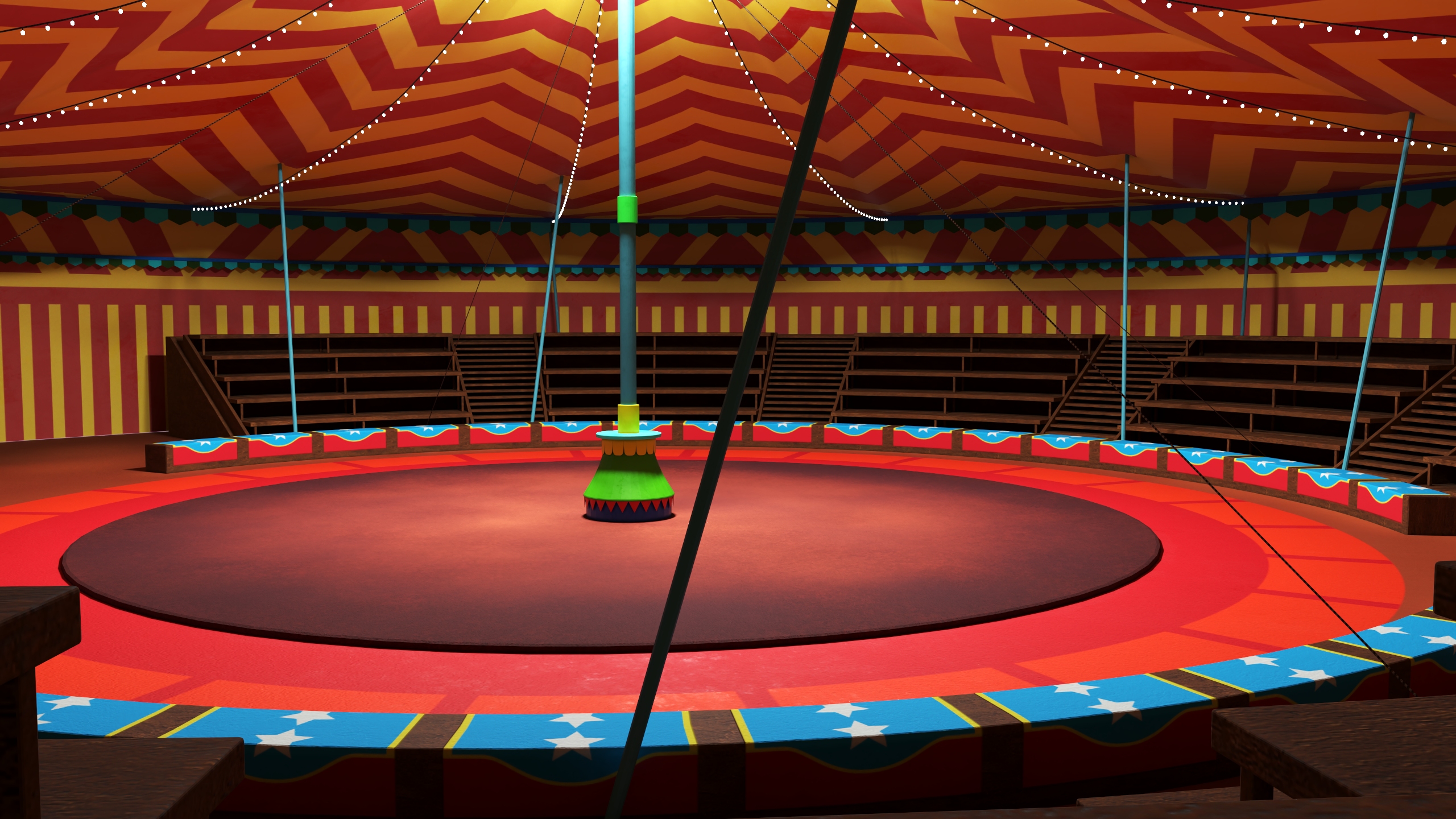 3D model Circus Tent Interior