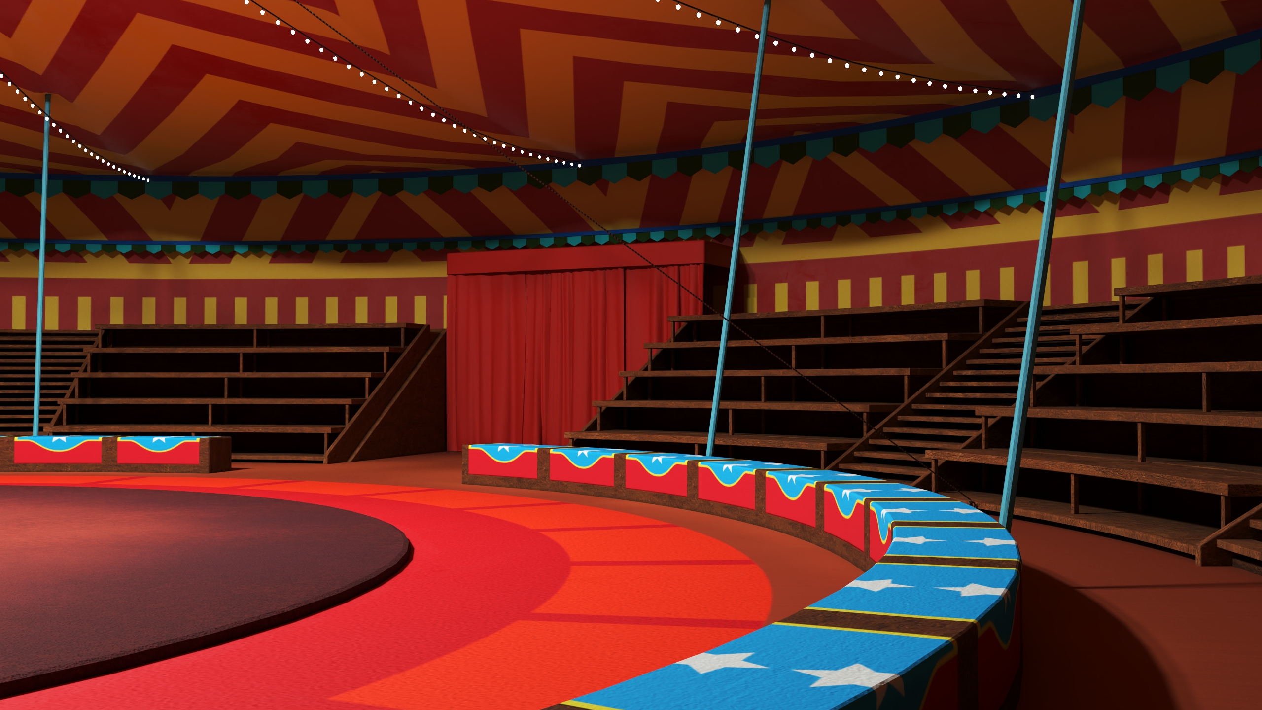 3D model Circus Tent Interior