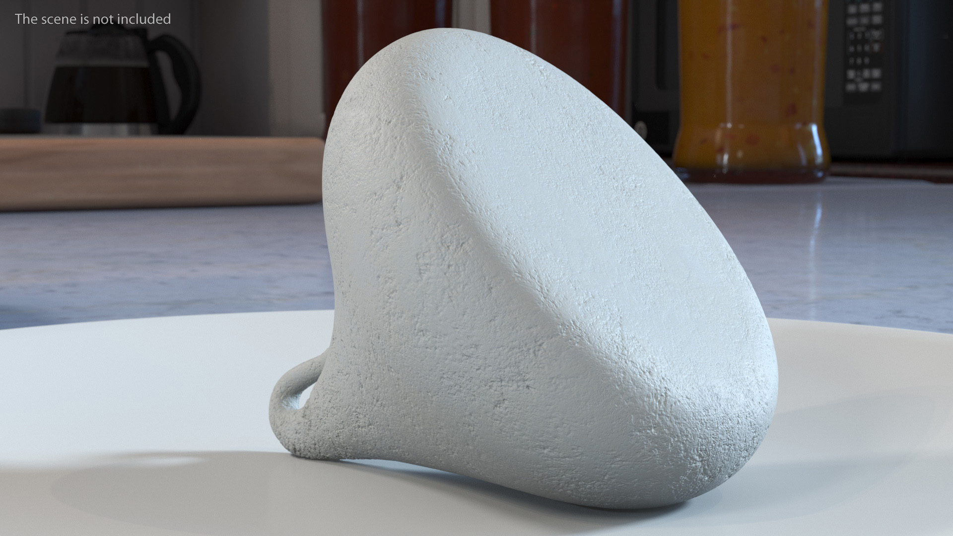 3D model Vanilla Meringue Cookie Smooth