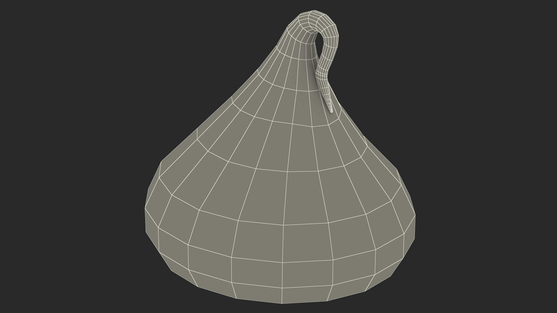 3D model Vanilla Meringue Cookie Smooth