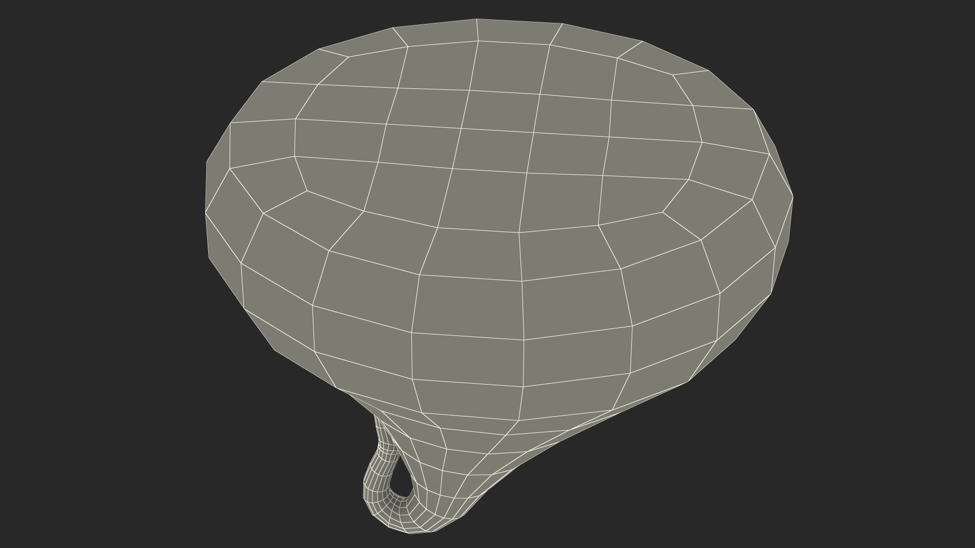 3D model Vanilla Meringue Cookie Smooth