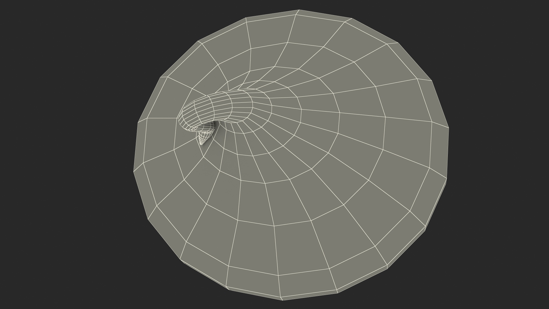 3D model Vanilla Meringue Cookie Smooth