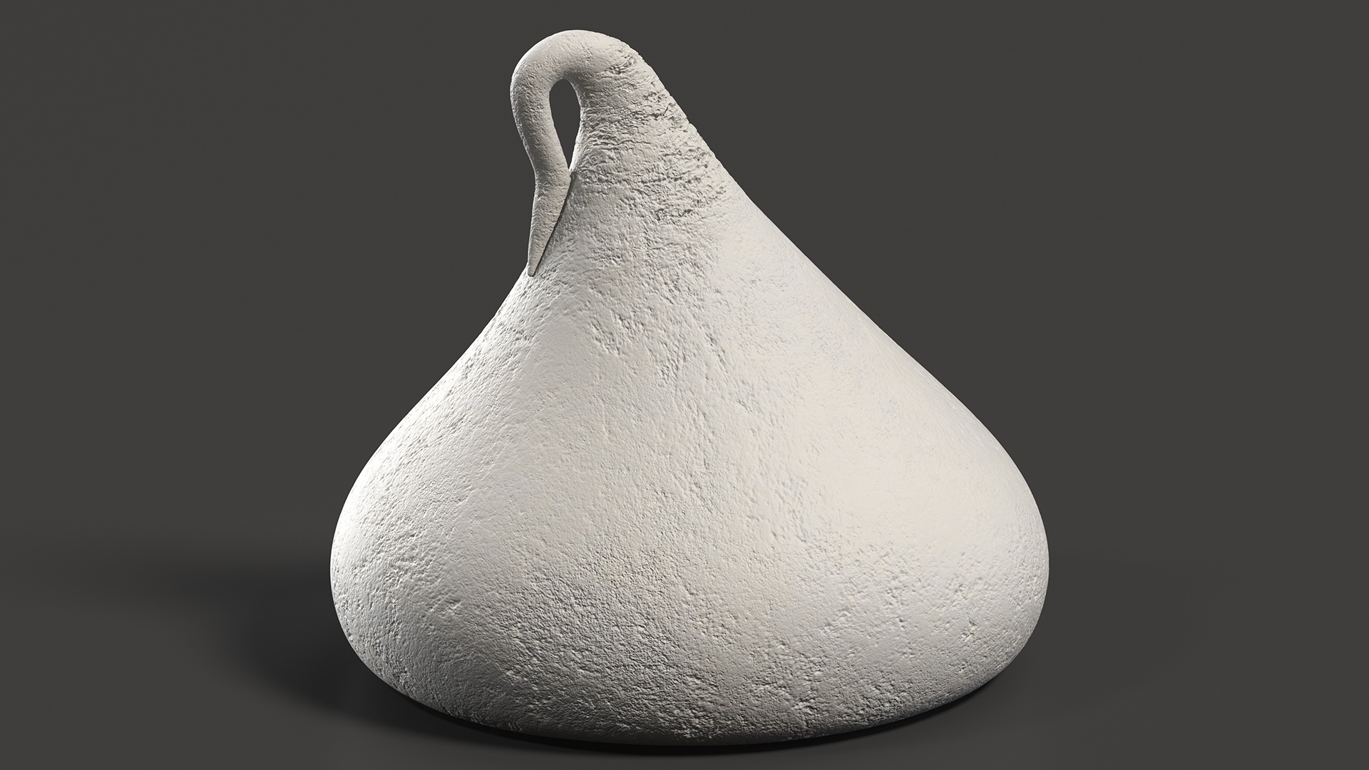 3D model Vanilla Meringue Cookie Smooth