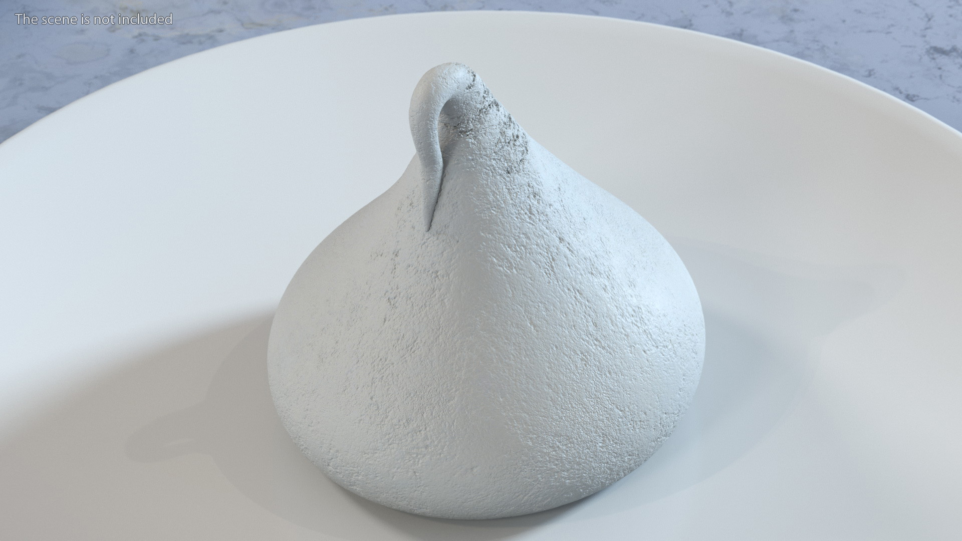 3D model Vanilla Meringue Cookie Smooth