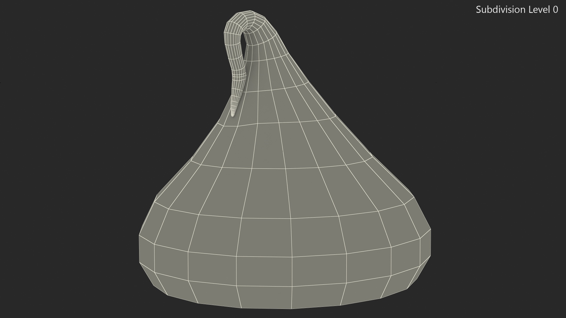 3D model Vanilla Meringue Cookie Smooth
