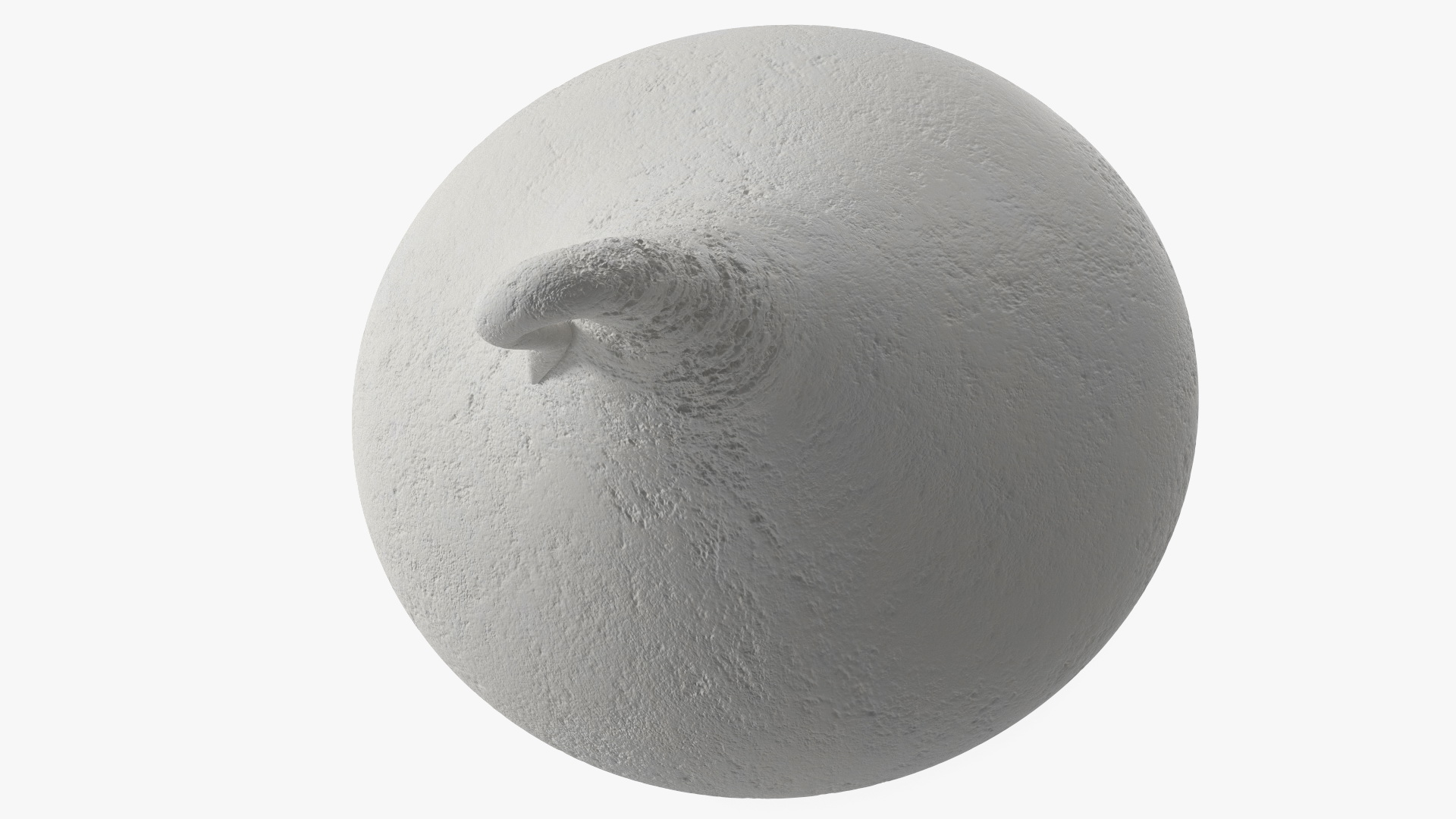 3D model Vanilla Meringue Cookie Smooth