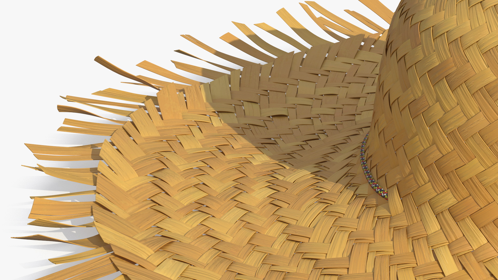 Woven Straw Sun Hat, view 8
