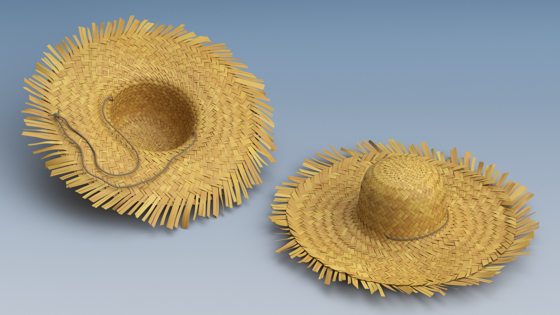 Woven Straw Sun Hat, view 3