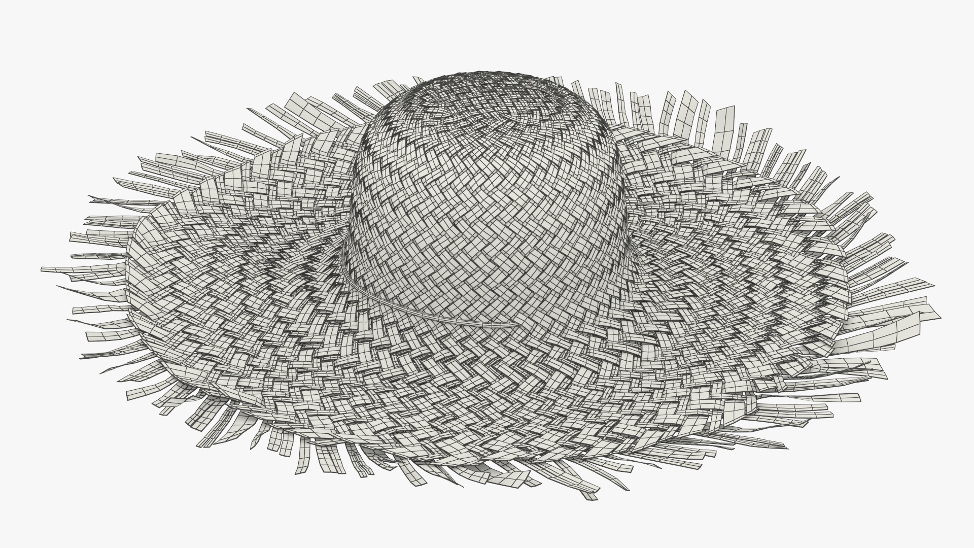 Woven Straw Sun Hat, view 12