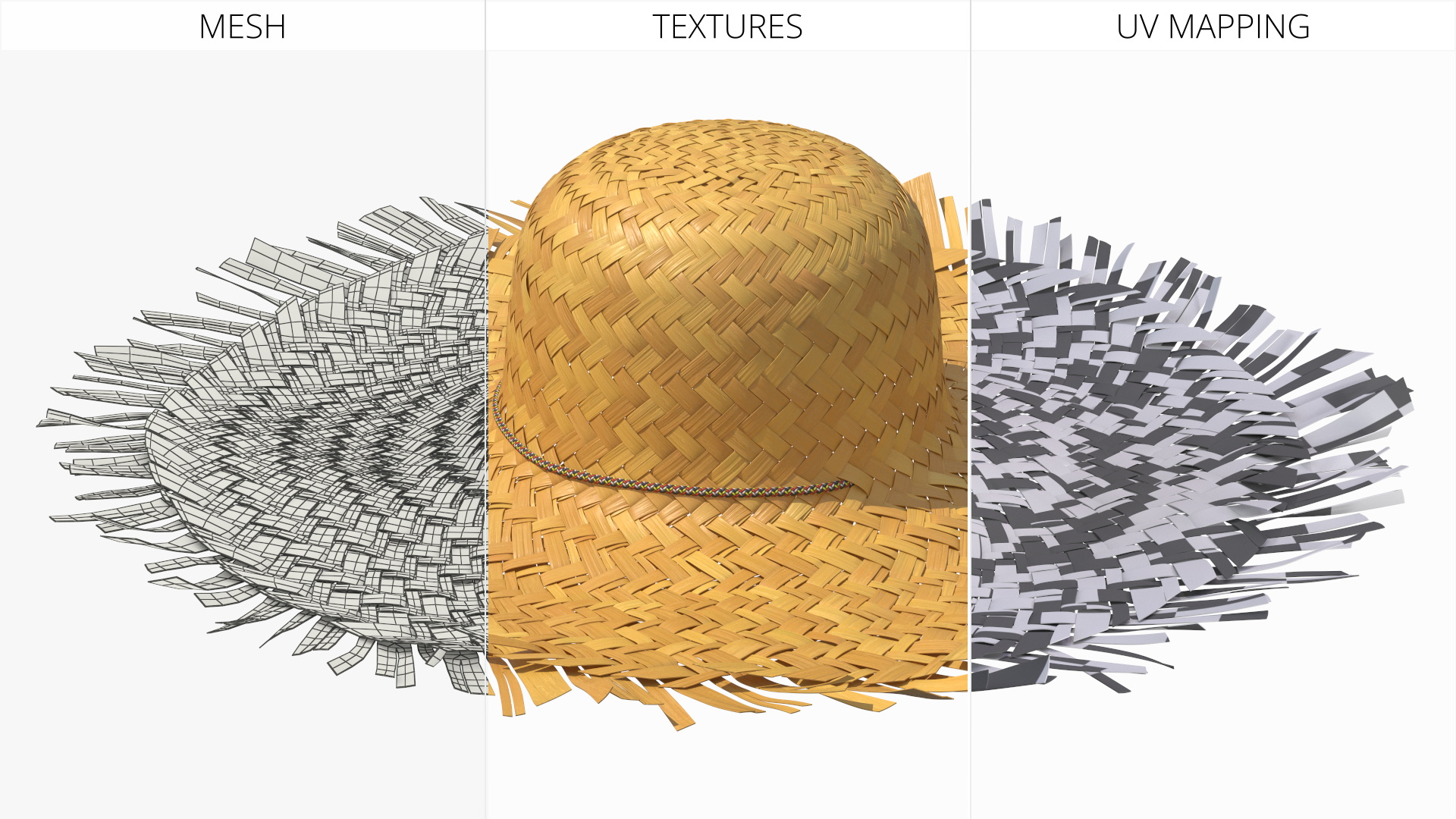 Woven Straw Sun Hat, view 9