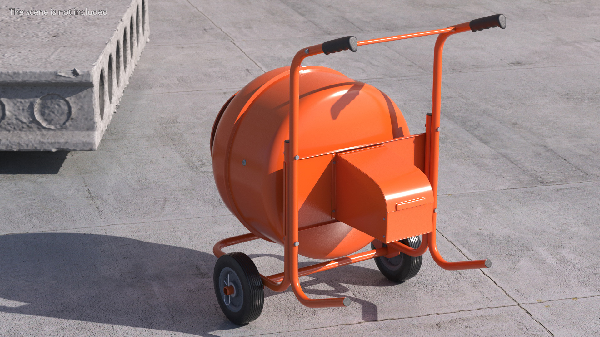 3D ATIE Portable Concrete Mixer model