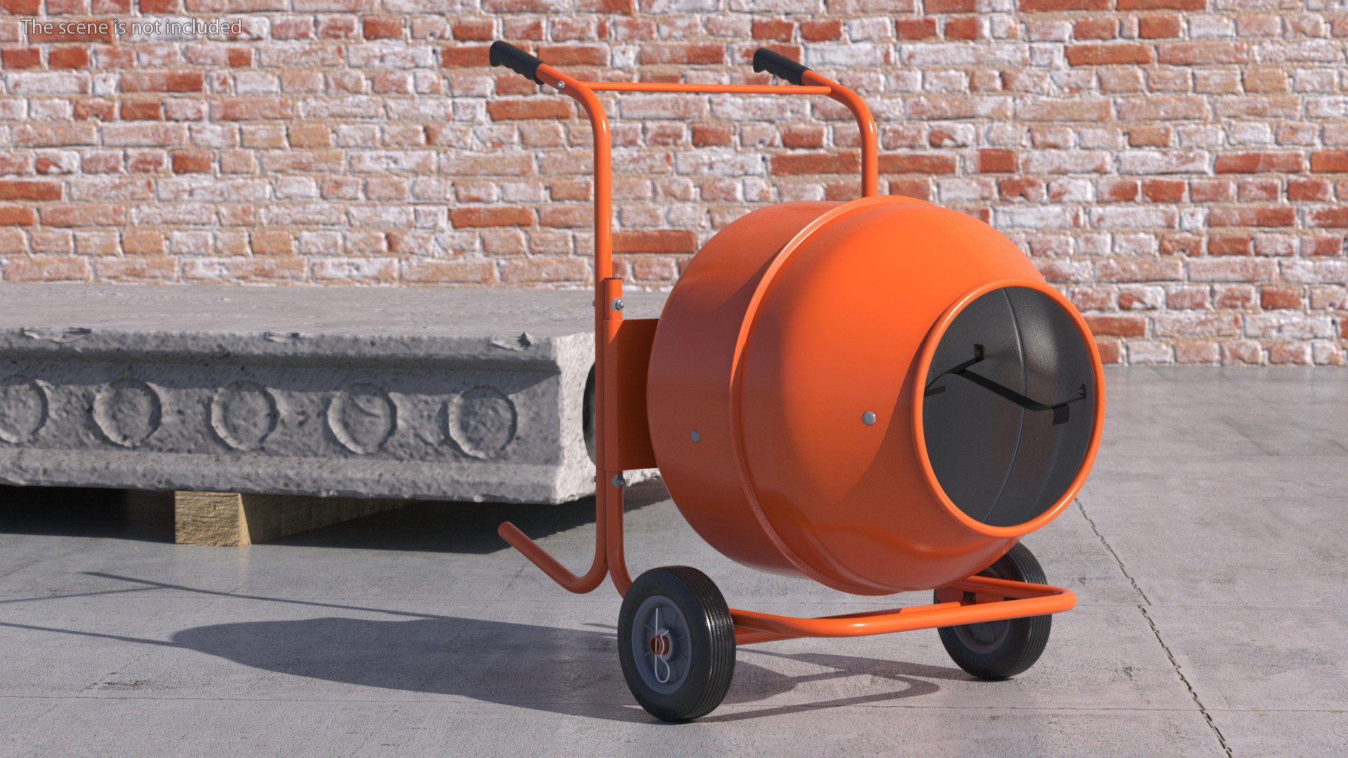 3D ATIE Portable Concrete Mixer model