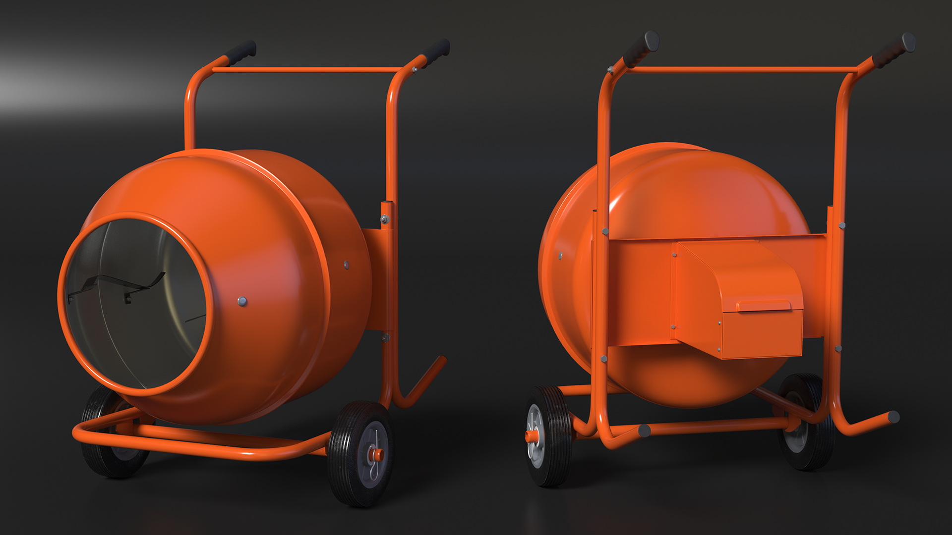 3D ATIE Portable Concrete Mixer model