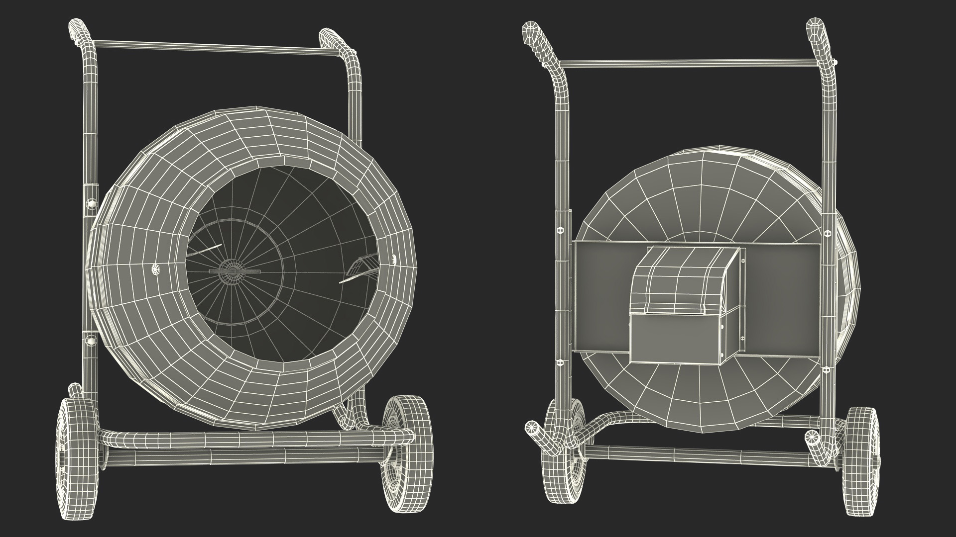 3D ATIE Portable Concrete Mixer model