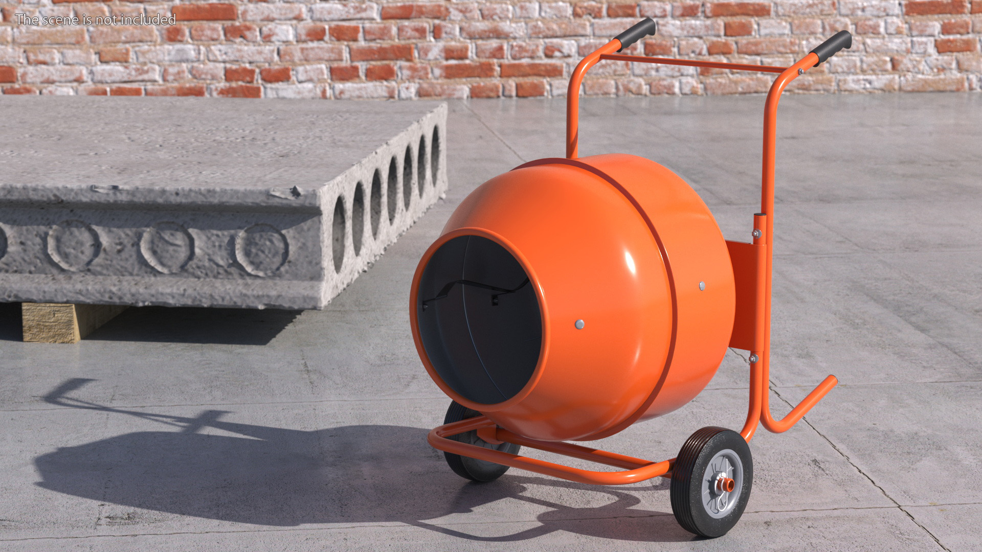 3D ATIE Portable Concrete Mixer model