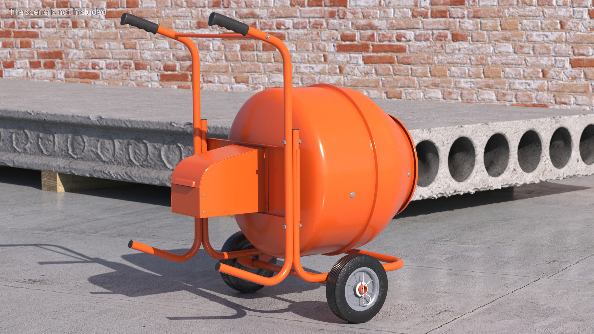 3D ATIE Portable Concrete Mixer model