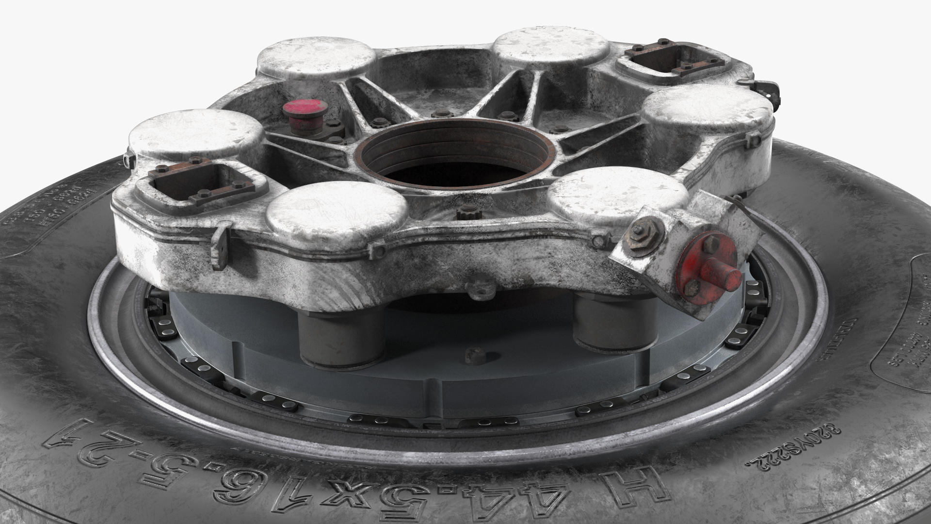 3D Boeing 737 Aircraft Wheel Dirty