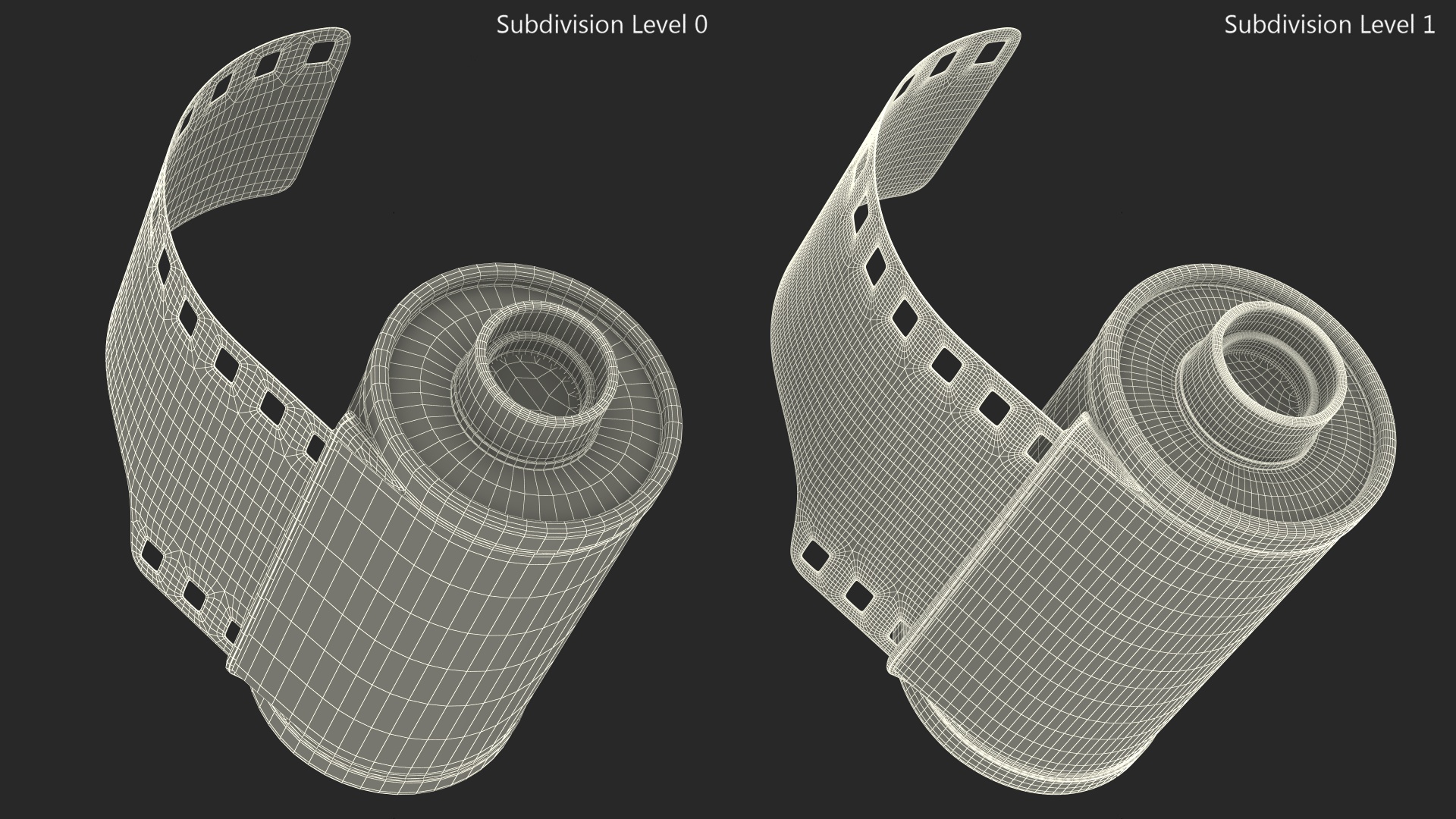 3D model Film Roll 400 Professional 35mm Fur