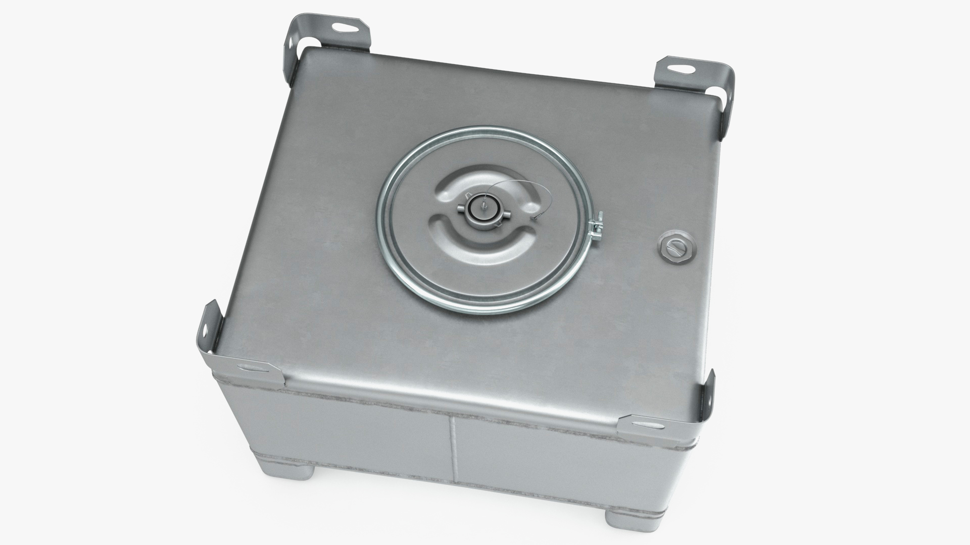 3D model 120 Gallon Stainless Steel IBC Tote Tank