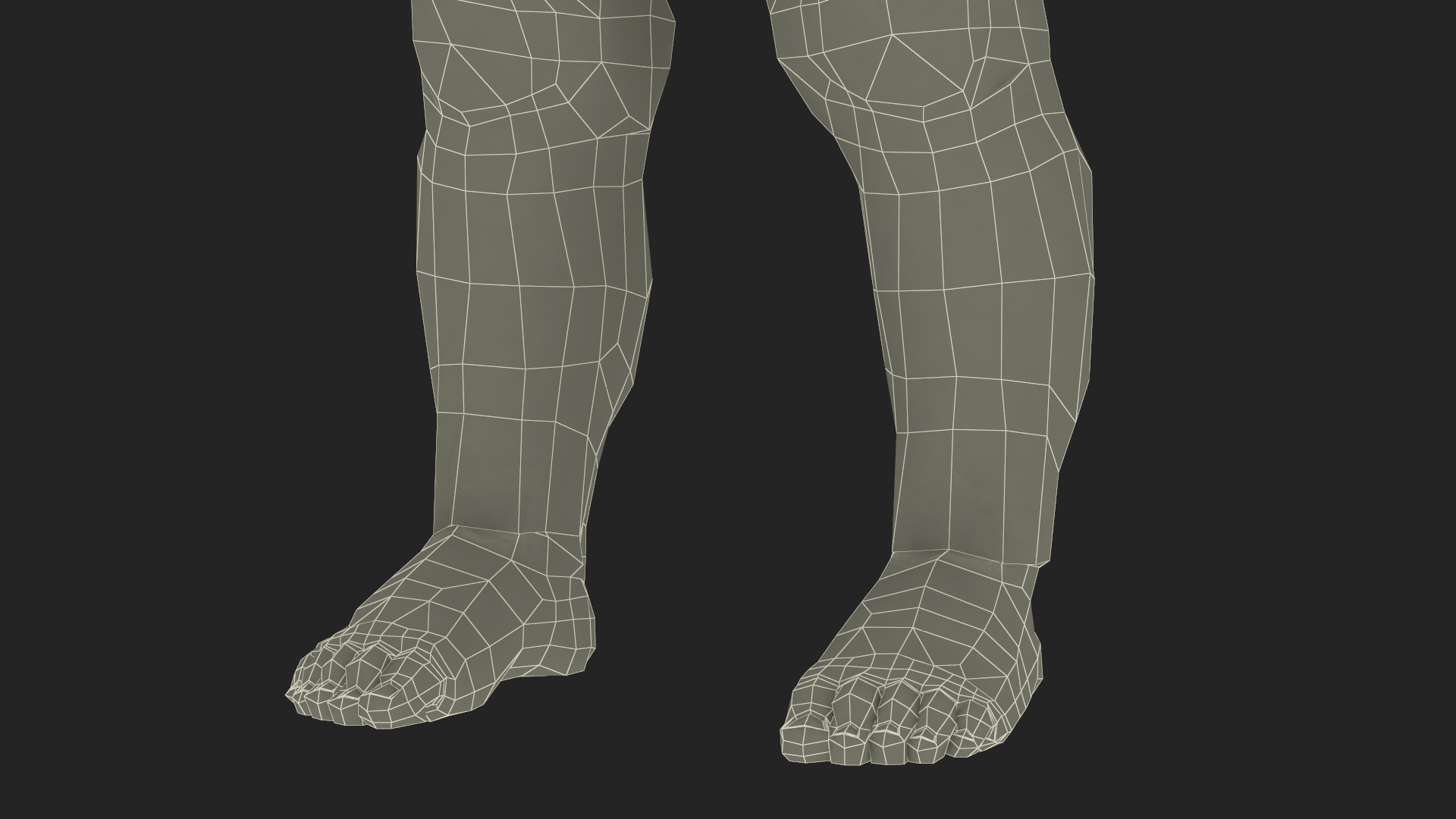 Little Black Boy Light Skin in Diaper Rigged 3D model