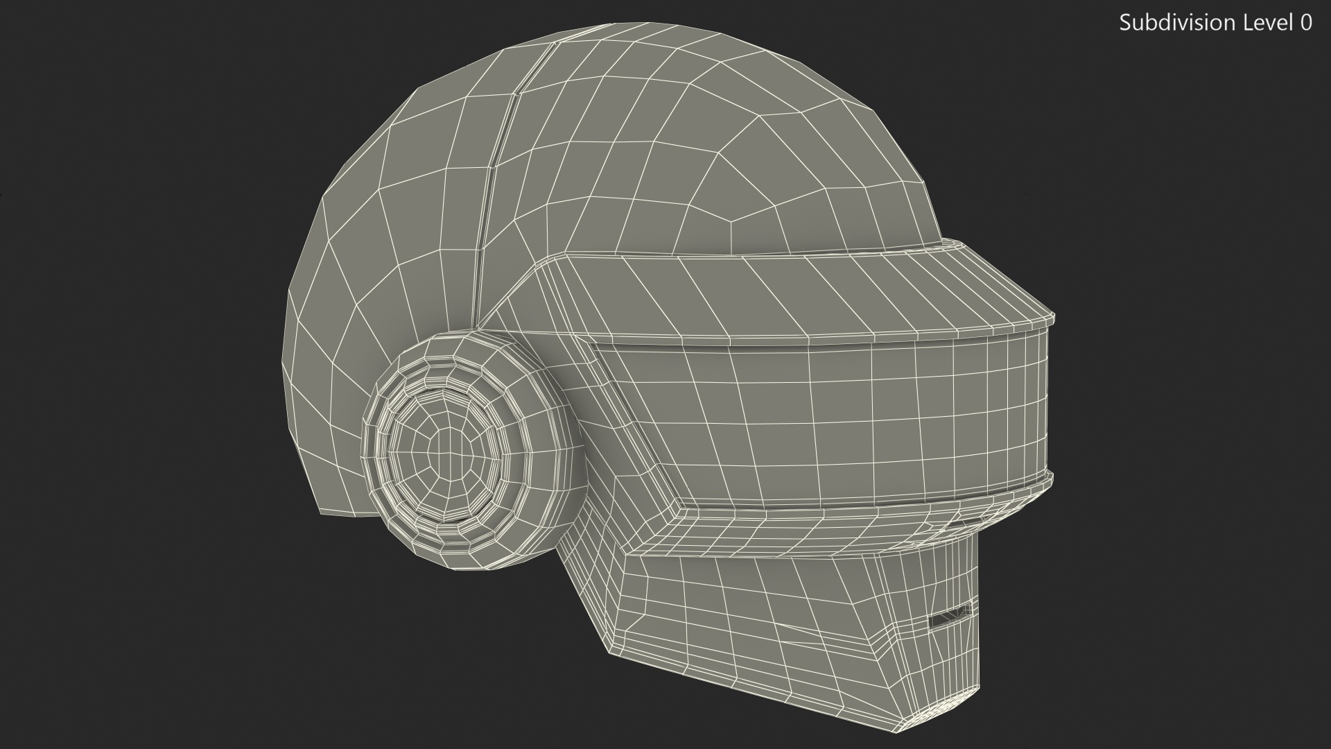 3D Daft Punk Thomas Helmet model