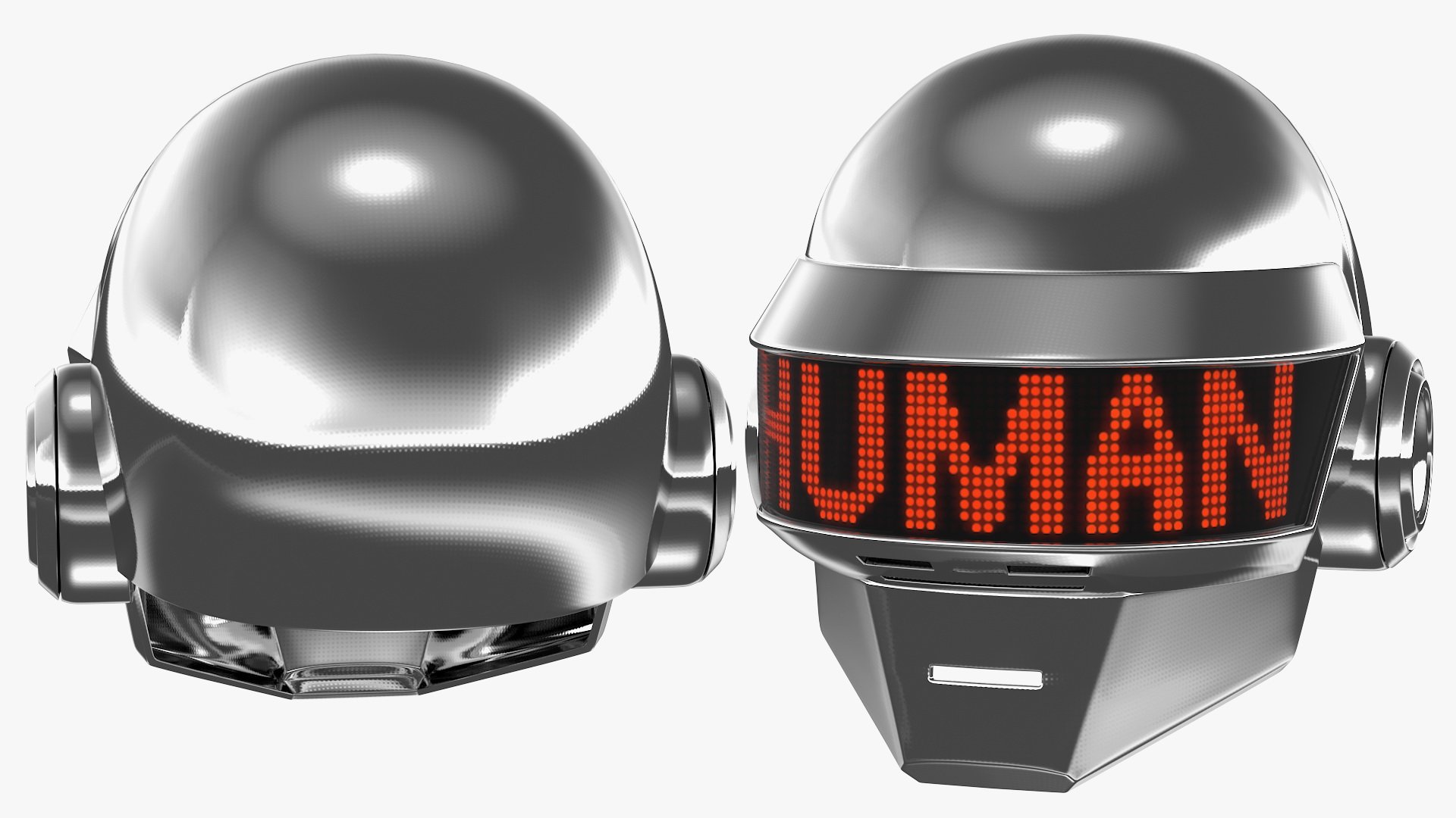 3D Daft Punk Thomas Helmet model