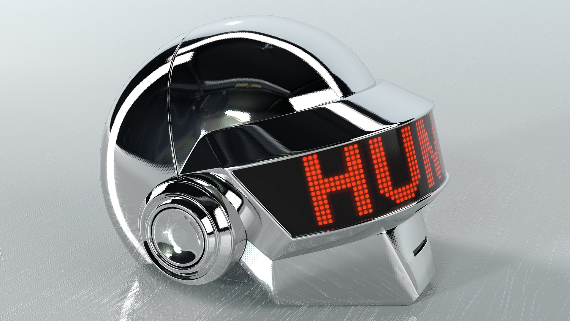 3D Daft Punk Thomas Helmet model