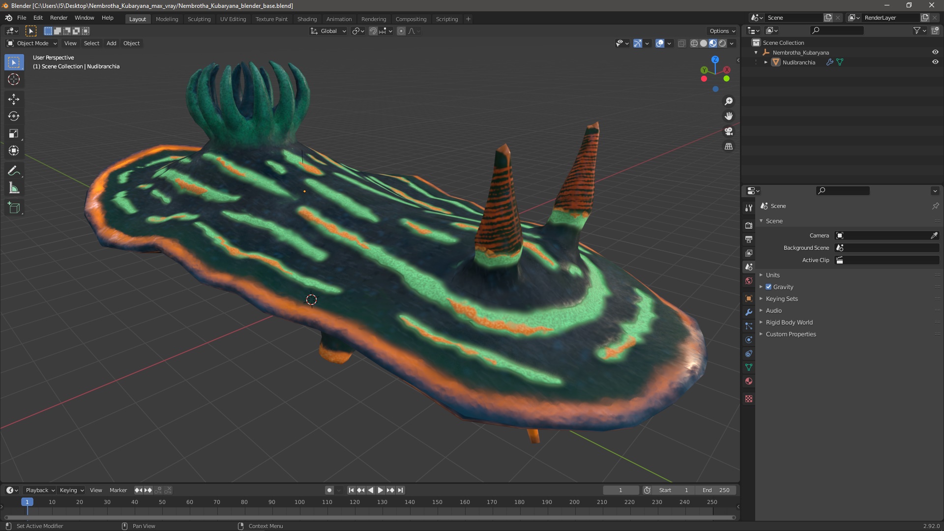 Nembrotha Kubaryana 3D model
