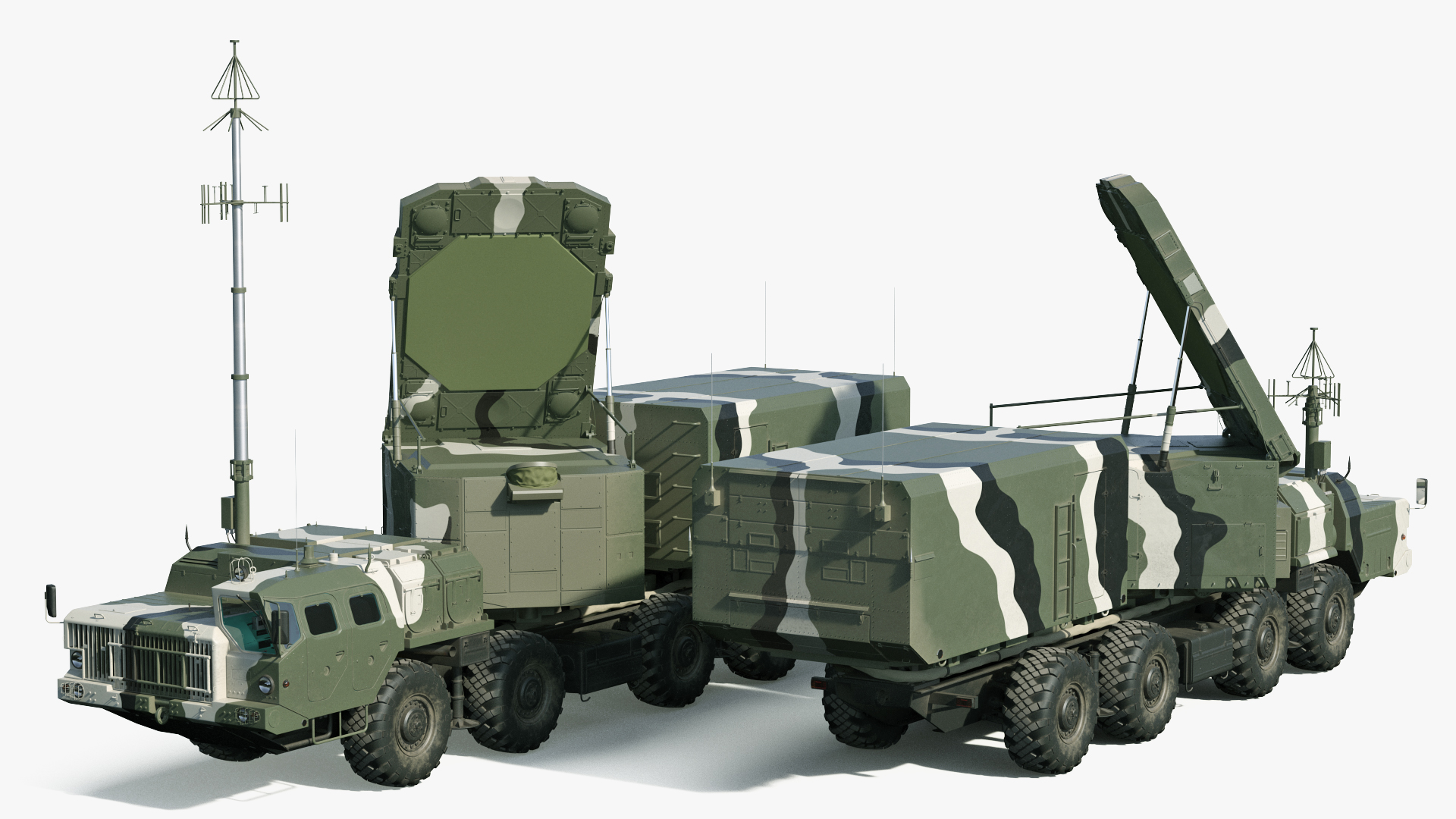 3D S300 Flap Lid B Camouflage Rigged model
