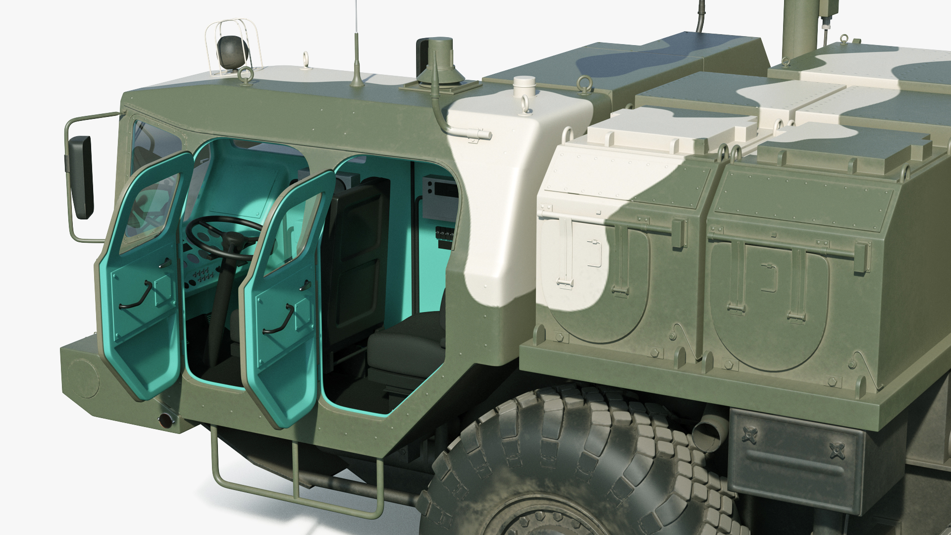 3D S300 Flap Lid B Camouflage Rigged model