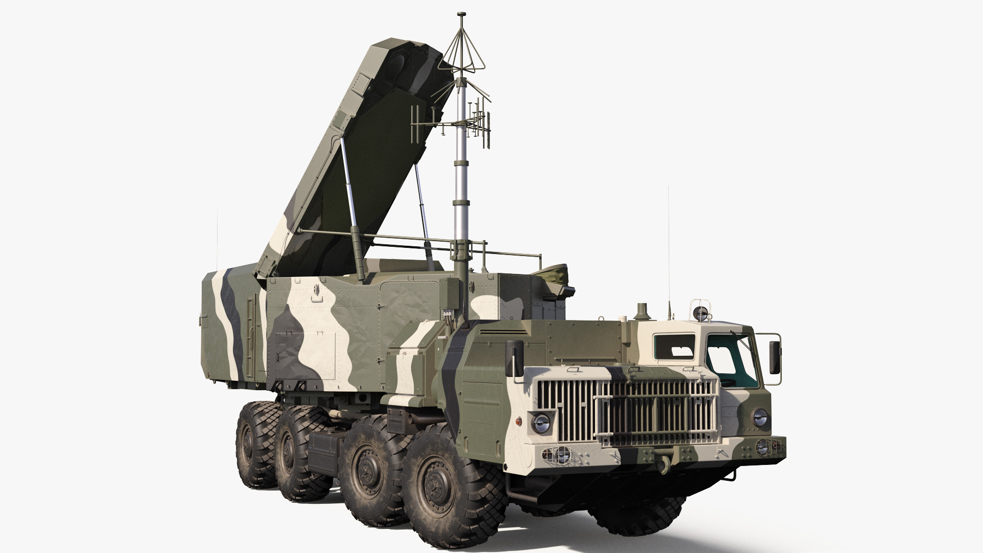 3D S300 Flap Lid B Camouflage Rigged model