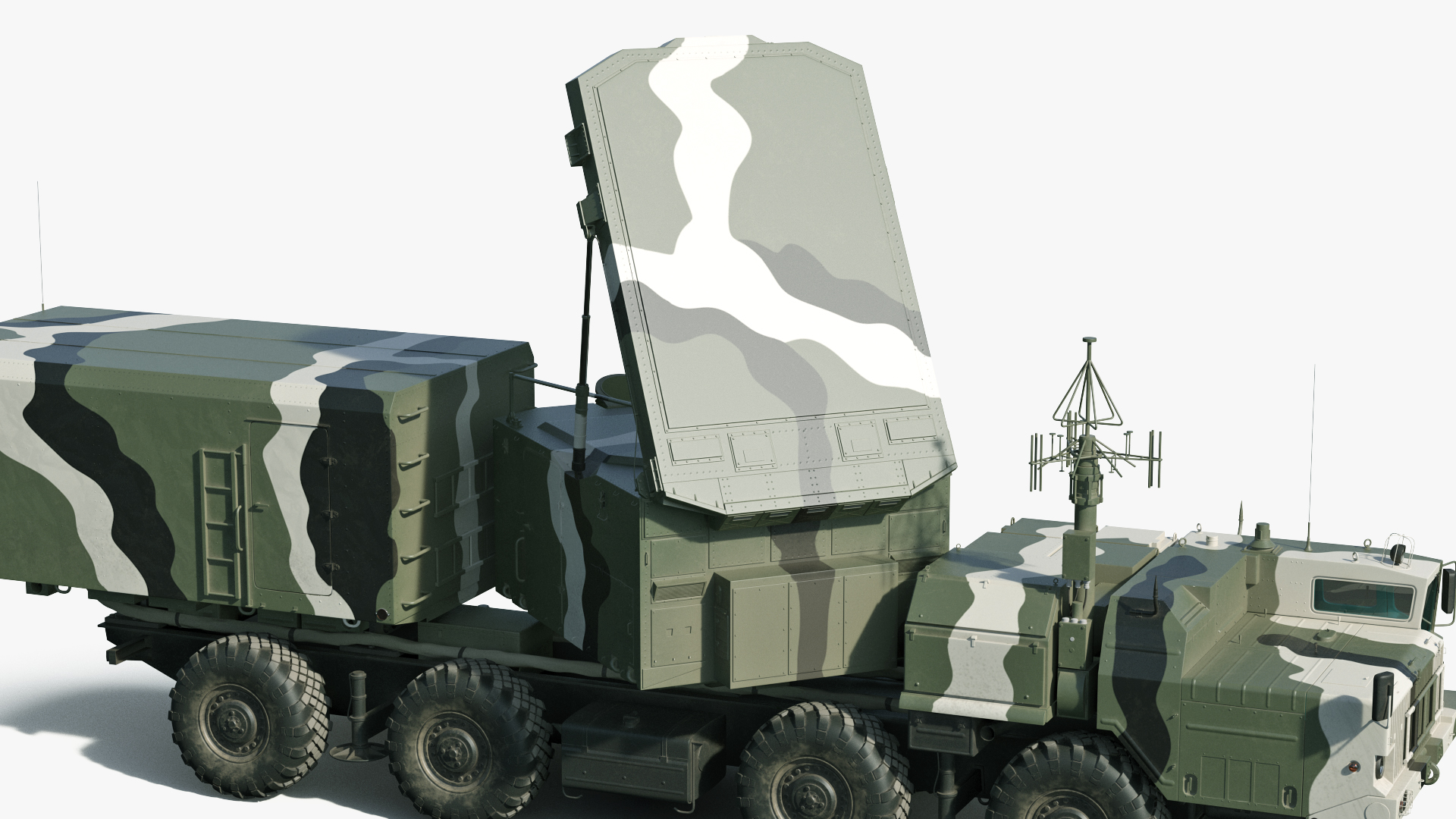 3D S300 Flap Lid B Camouflage Rigged model