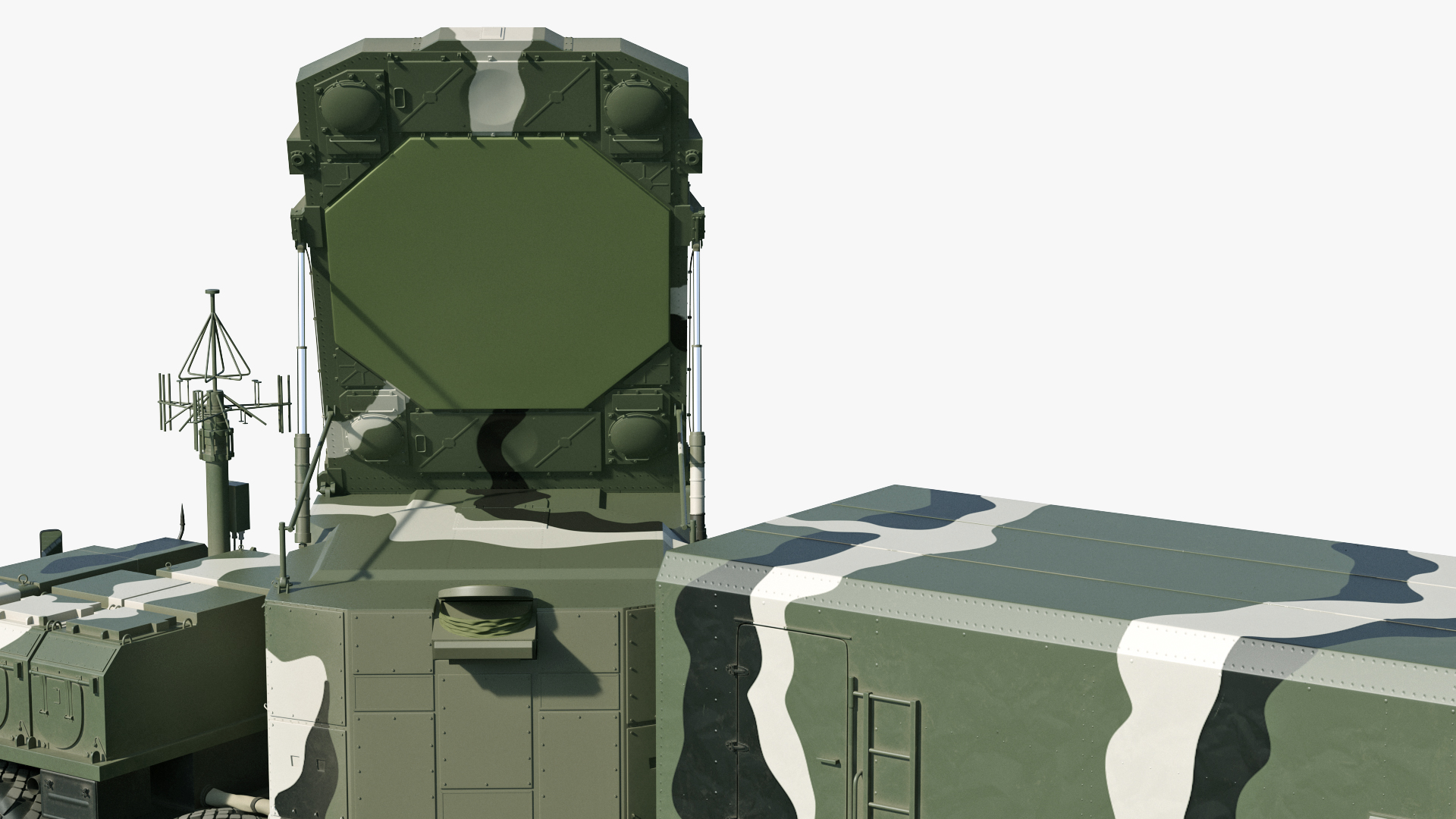 3D S300 Flap Lid B Camouflage Rigged model