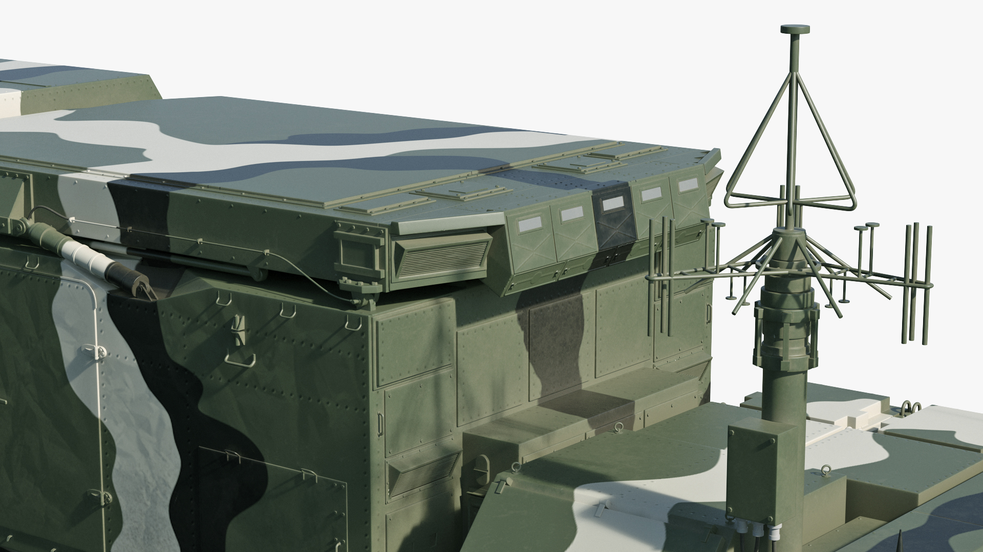3D S300 Flap Lid B Camouflage Rigged model
