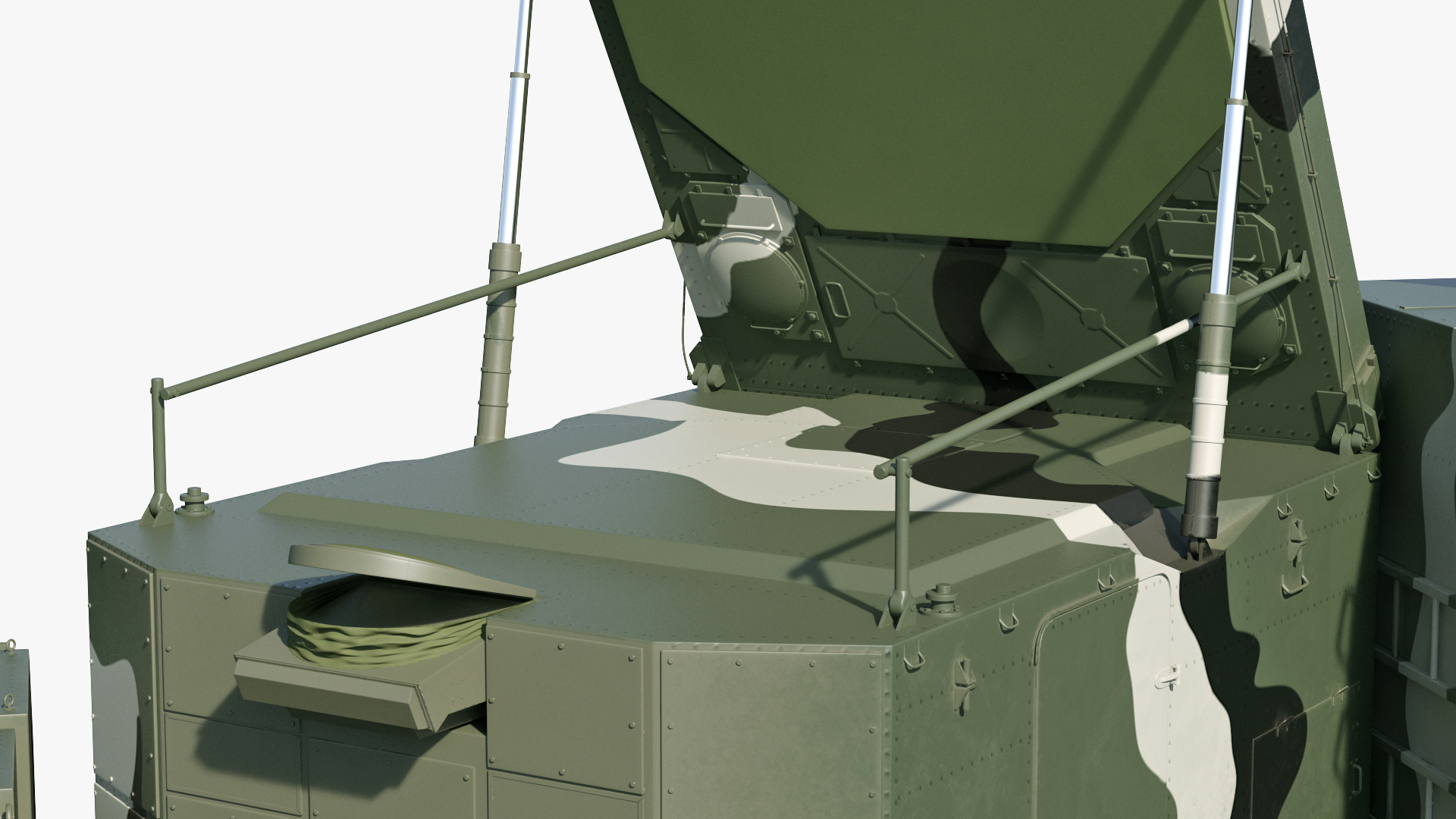 3D S300 Flap Lid B Camouflage Rigged model