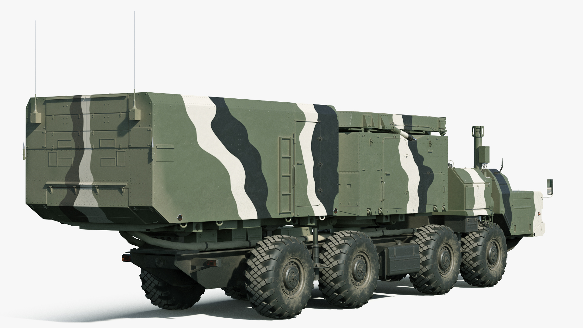 3D S300 Flap Lid B Camouflage Rigged model