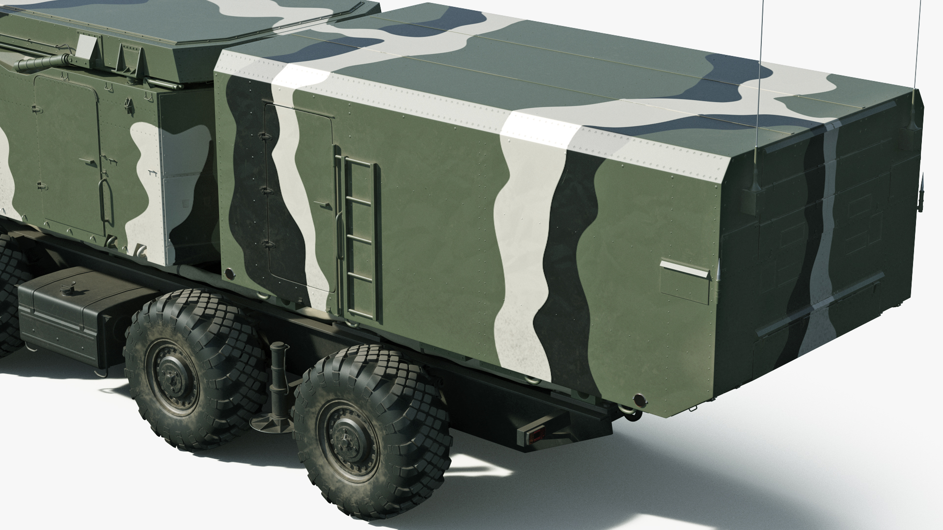 3D S300 Flap Lid B Camouflage Rigged model