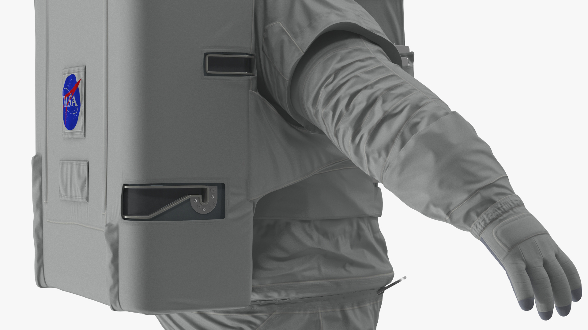 Astronaut Suit with Male Figure Rigged for Maya 3D