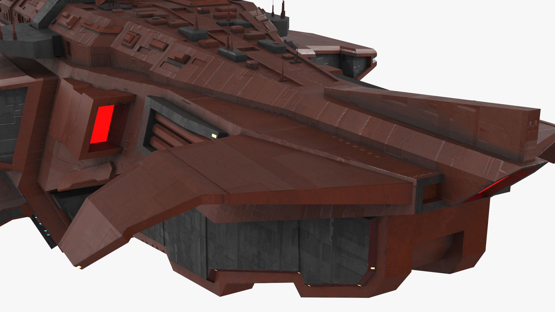 3D Futuristic Sсi Fi Spacecraft model
