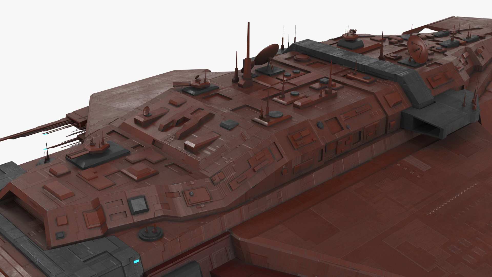 3D Futuristic Sсi Fi Spacecraft model