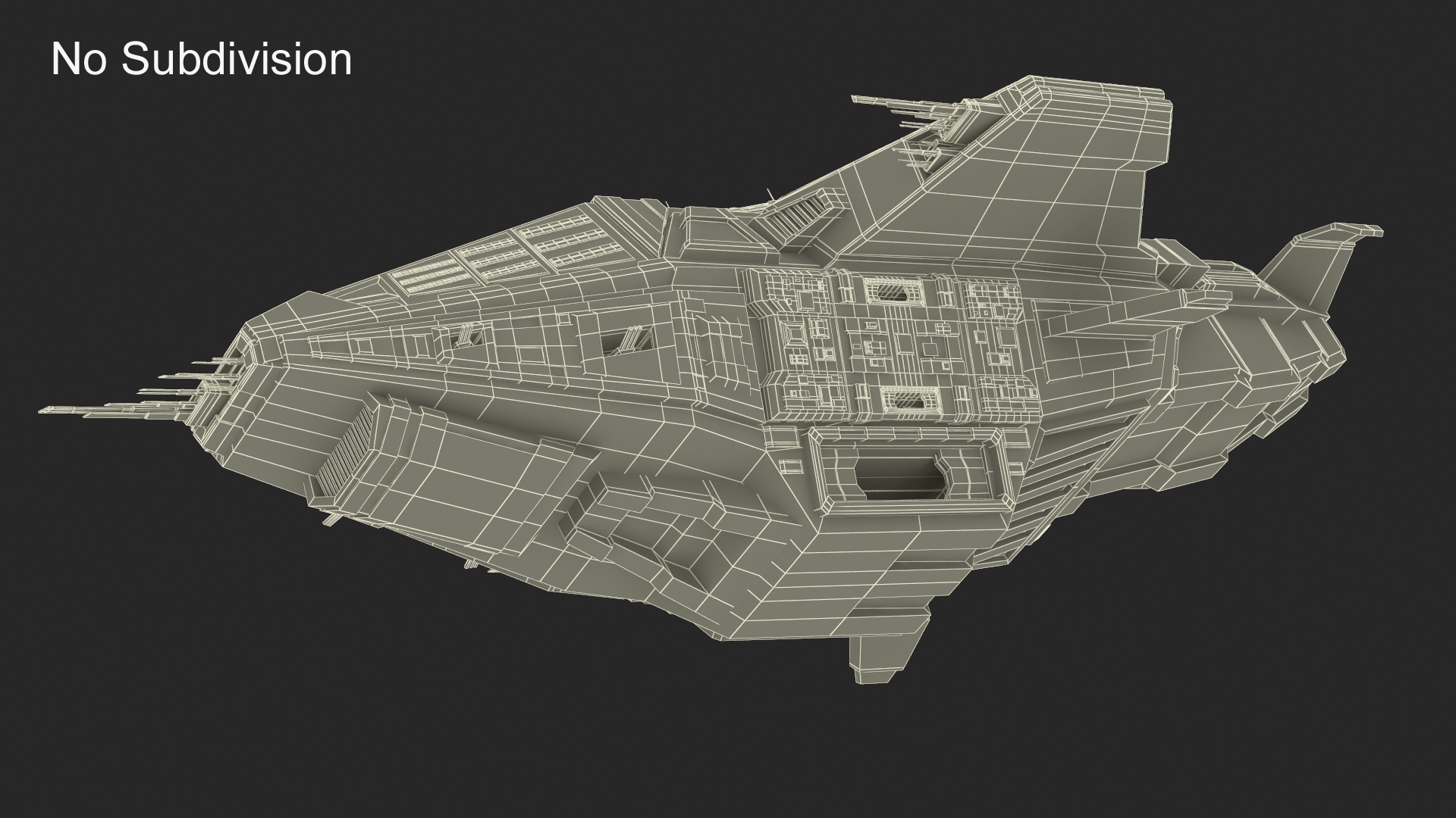 3D Futuristic Sсi Fi Spacecraft model