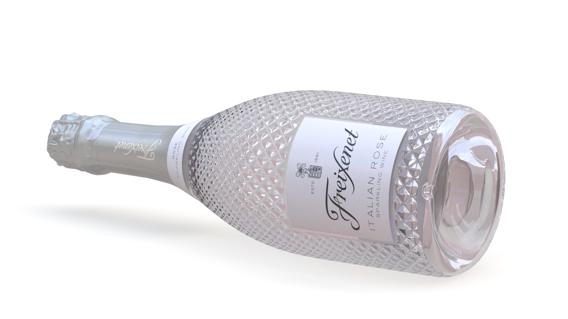 Freixenet Italian Sparkling Wine Rose 3D