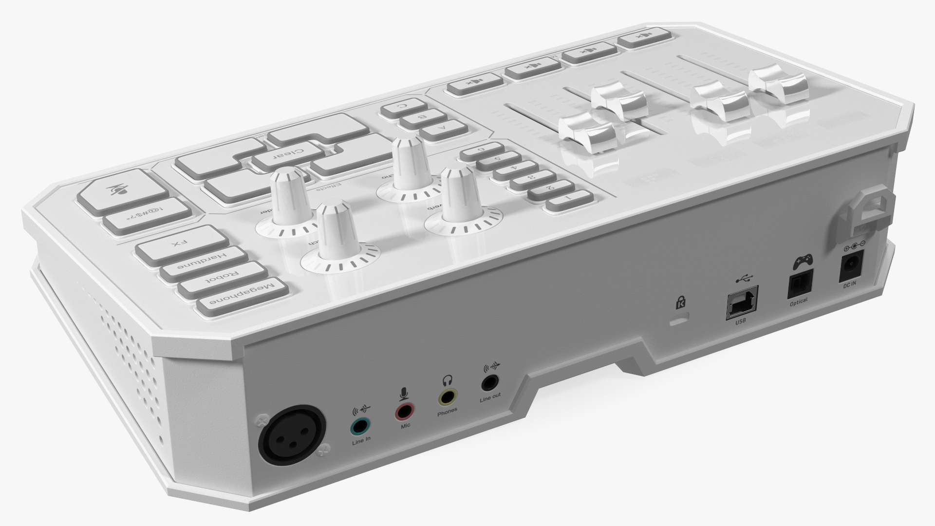 3D Revolutionary Online Broadcast Platform White Lights Off