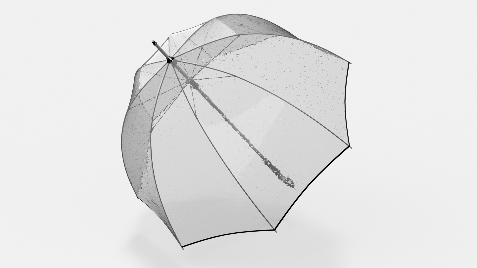 Bubble Umbrella Wet 3D model