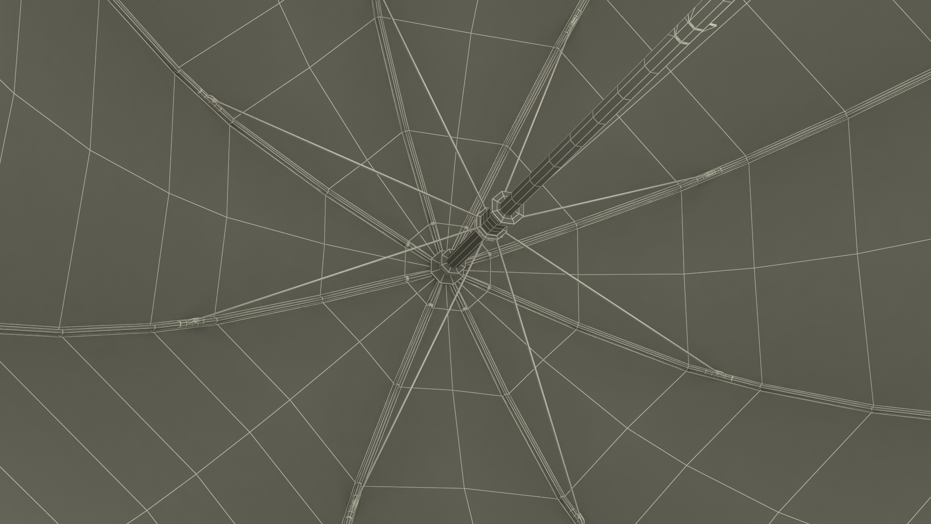 Bubble Umbrella Wet 3D model