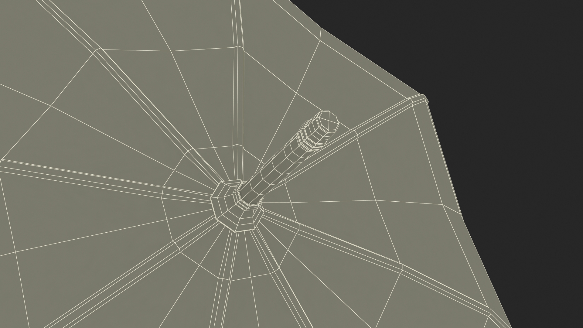 Bubble Umbrella Wet 3D model