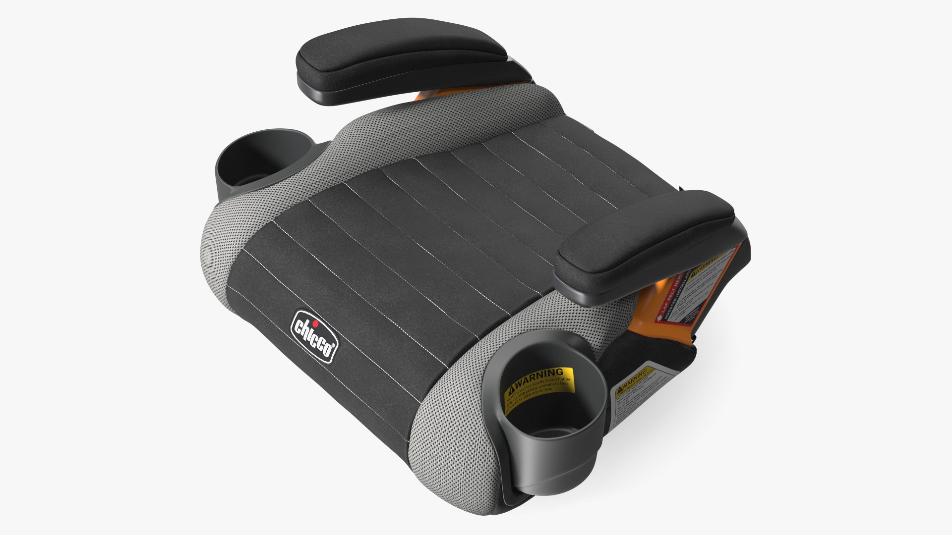 Backless Car Seat Chicco Grey 3D model