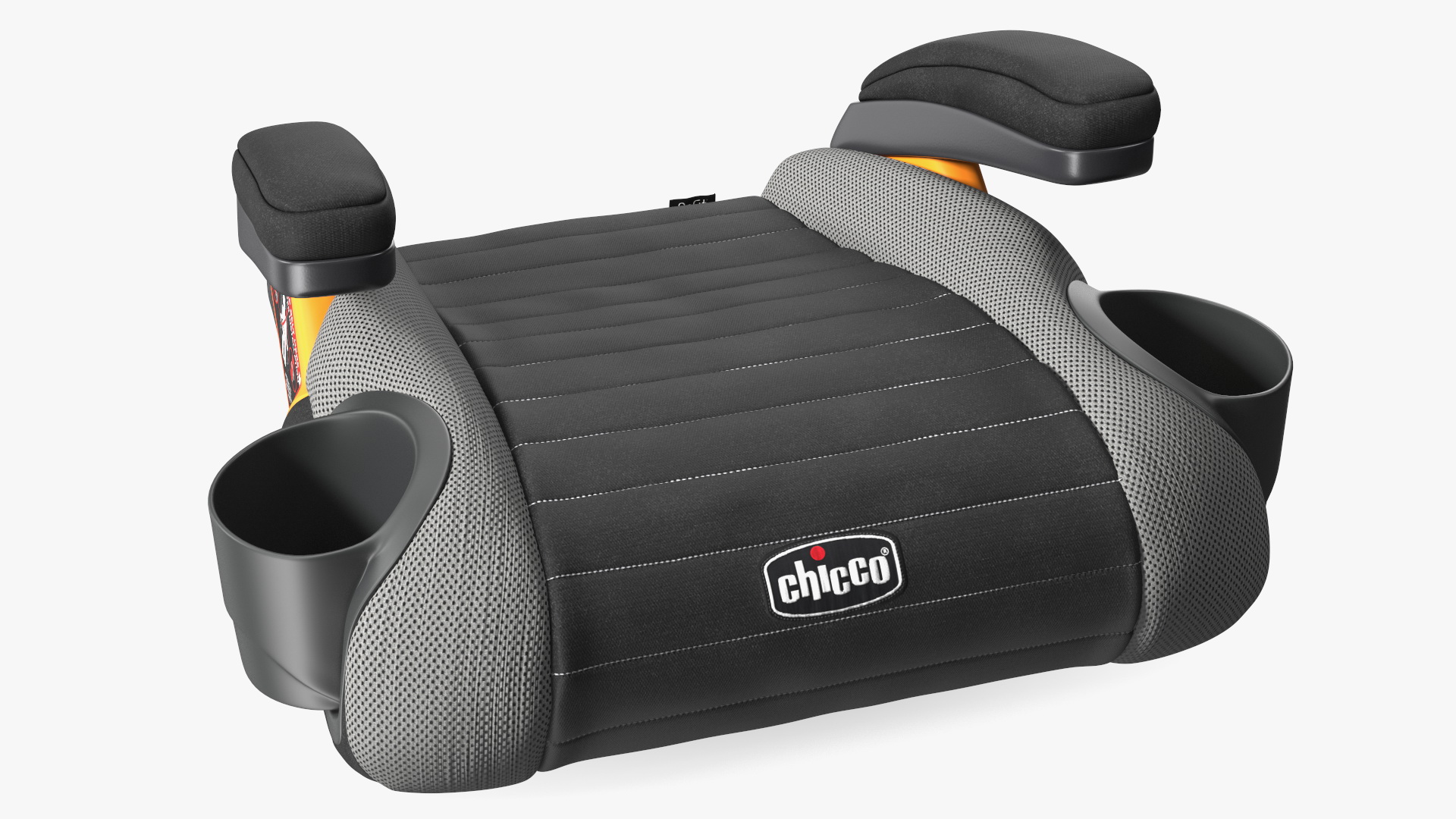 Backless Car Seat Chicco Grey 3D model